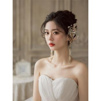 新娘韓式造液個性結婚耳掛
