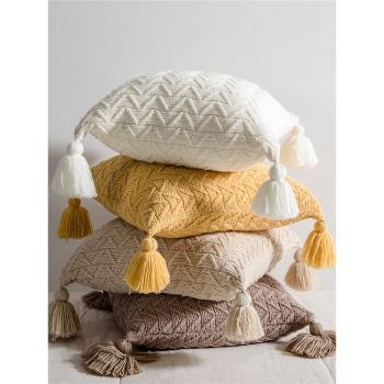 M.life Knitting 北歐ins風抱枕套床頭靠枕沙發客廳高級抱枕靠墊