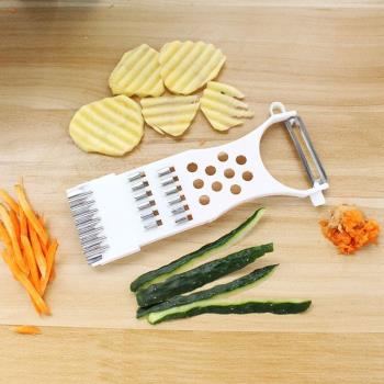 多功能刨絲刀切菜器土豆切絲器蘿卜刨絲器黃瓜切片器手動削皮器