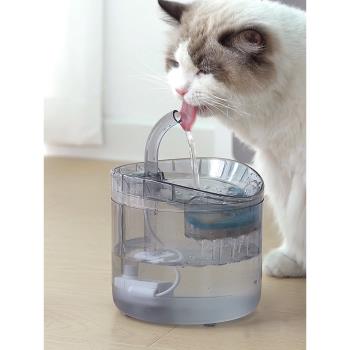 貓咪飲水機狗狗飲水器自動循環智能感應喝水恒溫加熱喂水寵物用品