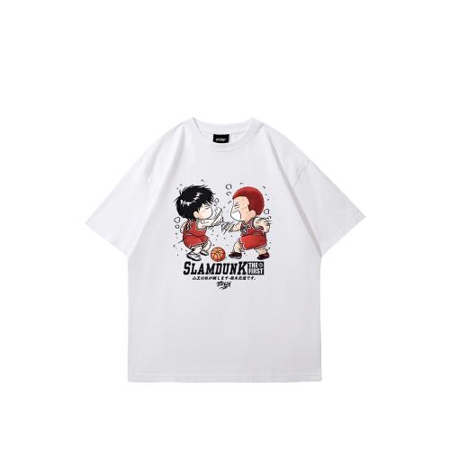 男生t恤短袖日系Q版灌籃高手櫻木花道流川楓經典拍手動漫情侶衣服