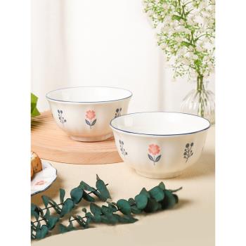順祥陶瓷碗碟套裝家用簡約北歐餐具ins盤子輕奢高級感高溫釉下彩