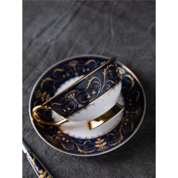 復古骨瓷歐式咖啡杯子套裝陶瓷奢華高顏值高檔精致下午茶茶具茶杯