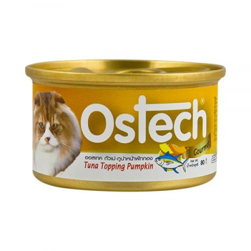 Ostech歐司特 無穀貓罐 80g*24入組(4號 鮪魚紅肉南瓜)_(貓罐頭)