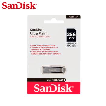 【現貨免運】SanDisk Ultra Flair CZ73 256GB USB 3.0 隨身碟 金屬合金外殼