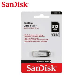 【現貨免運】SanDisk Ultra Flair CZ73 512GB USB 3.0 隨身碟 金屬合金外殼