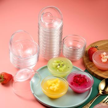 缽仔糕模具碗玻璃碗擺地攤商用小碗布丁透明耐高溫果凍馬蹄糕磨具