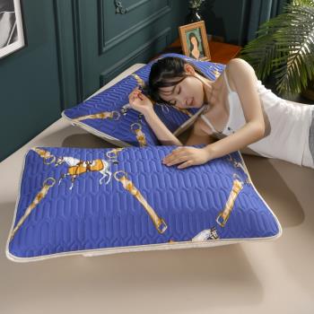 乳膠枕套防螨抑菌一對裝加厚卡通可愛枕巾單人雙人學生宿舍枕頭套