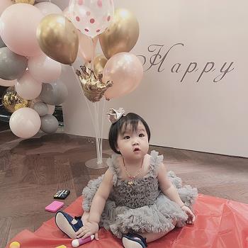 韓版皇冠發夾女童不傷發全包夾子小寶寶可愛公主頭飾嬰兒發帶發飾