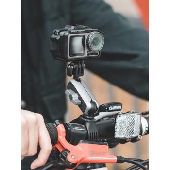 適用于GoPro11大疆Action2/3運動相機配件摩托自行車騎行固定支架