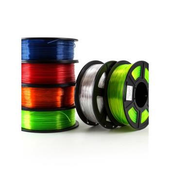 3D列印耗材 PETG耗材 進口PN200材料 1.75mm 發光廣告字 3D耗材 立體字字殼 3d列印機耗材 線材 透明色