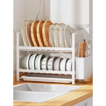 廚房碗架碗盤收納盒瀝水架多功能櫥柜家用晾碗筷放碗碟碗柜置物架