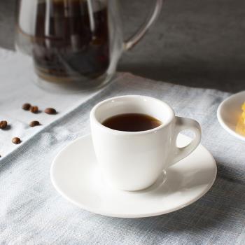 歐式陶瓷咖啡杯子 意式濃縮杯espresso小杯 簡約陶瓷咖啡杯碟套裝