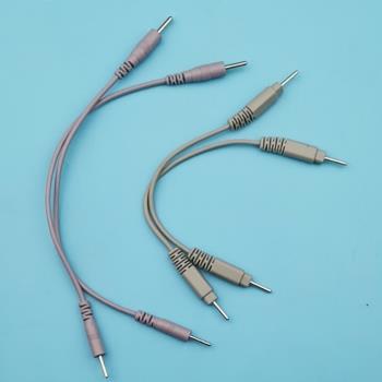 理療轉接線三孔轉換頭插針電極片全日康J18A1/A2電極線電療儀配件