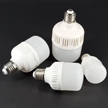 LED燈泡5瓦節能燈10W照明家用30W超亮螺口螺旋口E27球泡大功率50W