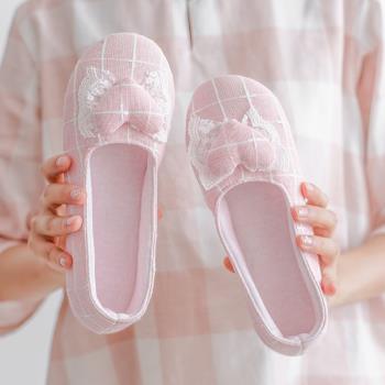 月子鞋夏季薄款包跟軟底室內家居鞋產后春秋孕婦產婦地板棉拖鞋女
