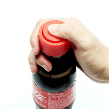 按壓式充氣汽水蓋子雪碧汽水可樂蓋防漏碳酸飲料瓶蓋加氣蓋子塞子