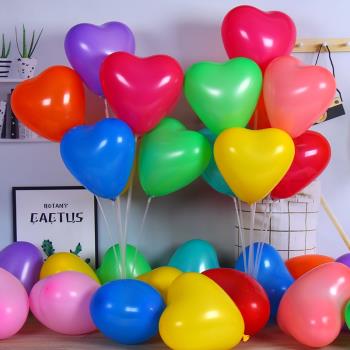求婚情人節表白店鋪櫥窗愛心氣球
