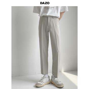 潮DAZO春夏季修身輕熟韓版西裝褲