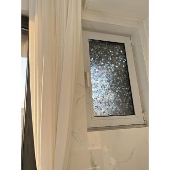 美炸天！索樂特防窺膜窗貼衛生間窗戶夢幻石來運轉玻璃貼紙