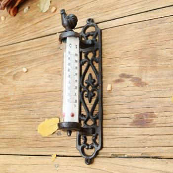 復古懷舊室內溫度計家用創意庭院掛壁掛式歐式好看屋內市內溫度計