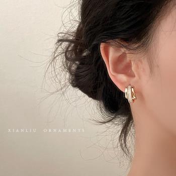 輕奢復古獨特女小眾設計感耳環