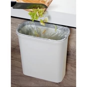 免打孔壁掛式廚房垃圾桶 廚余分類收納桶 家用櫥柜門廢紙簍拉圾筒