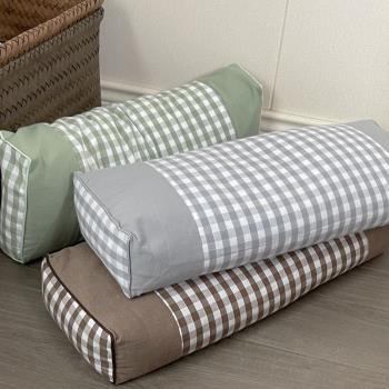 特價頸椎枕純棉老粗布方枕頭可拆卸蕎麥殼填充舒適透氣單人養生枕