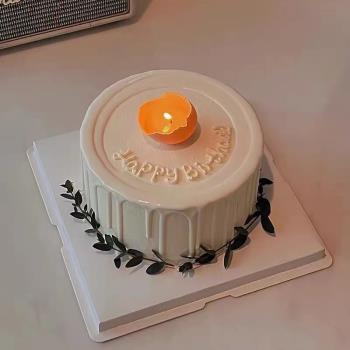 ins蠟燭簡約派對配件蛋糕裝飾