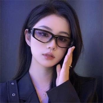 韓國三角形女圓臉個性街拍墨鏡