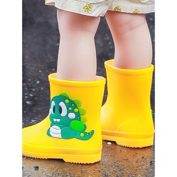 兒童雨鞋可愛雨鞋防水防滑雨靴幼兒膠鞋寶寶水鞋2-7歲卡通套鞋