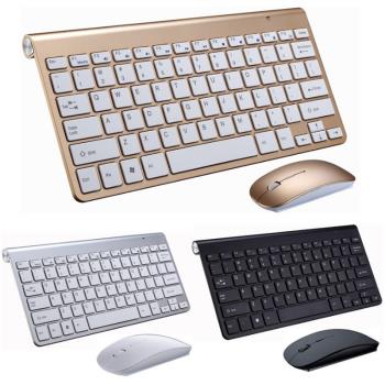Protable Mini 2.4G Wireless Keyboard and Mouse Combo Set PC