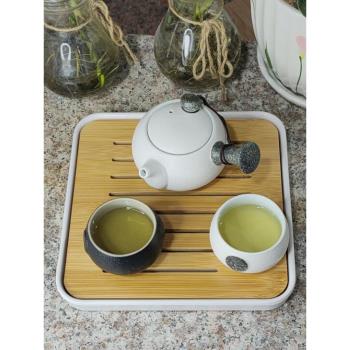 小茶具套裝家用單人簡約現代日式杯具整套功夫酒店客房泡茶壺茶杯