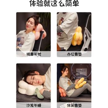 夏季冰絲午睡枕趴睡靠枕辦公室抱枕睡覺神器頸枕小學生教室午休枕