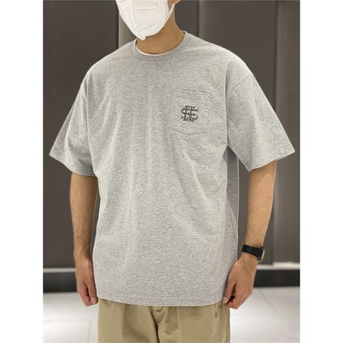 實在重磅300g seesee日系小眾潮牌 cityboy圓領純棉口袋短袖t恤