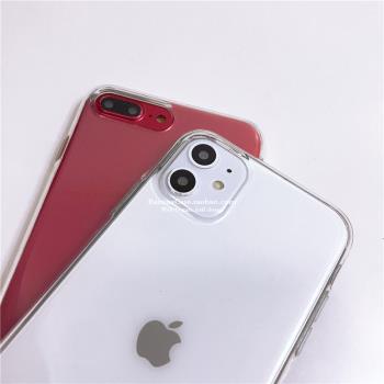 加厚防摔適用iPhone12pro透明手機殼11/8plus全包xs/14軟13ProMax