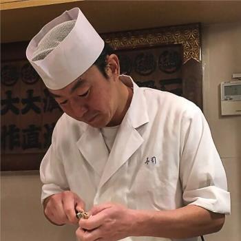 日式廚師帽子壽司店料理餐廳廚房帽和風日料衛生帽食堂刺身工作帽