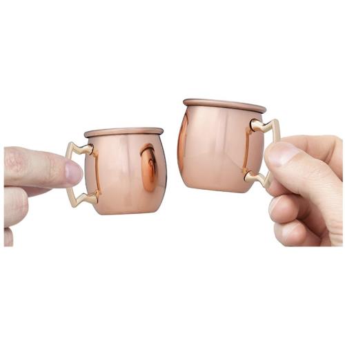 迷你杯子便攜 最小號可愛雞尾酒銅杯 白酒杯家用 創意 個性小酒杯