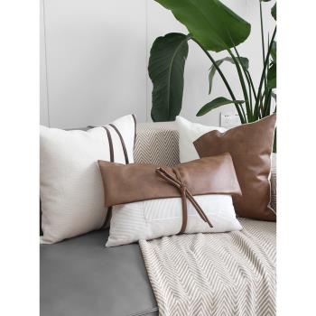現代輕奢高端樣板間沙發抱枕北歐INS客廳高檔靠墊高級感法式靠枕