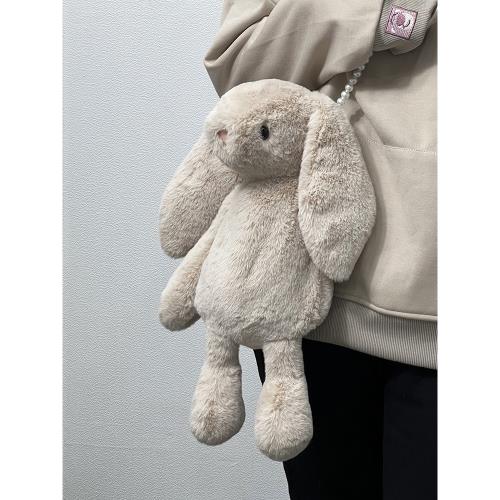 毛絨兔子玩偶包禮品玩具毛毛斜挎包公仔漢服包包朋友閨蜜生日禮物