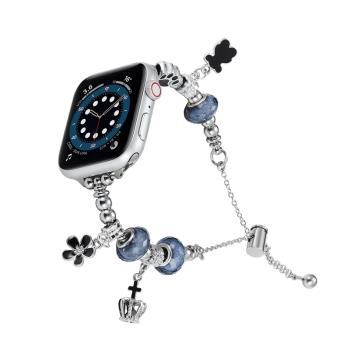 時尚細手鏈適用Apple Watch蘋果手表iWatch2/3/4/5代6商務78表帶