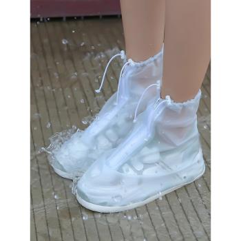 雨鞋套防水防滑男女雨靴套加厚耐磨腳套兒童外穿雨鞋成人防雨水鞋