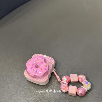 ins少女心立體甜甜圈適用蘋果無線藍牙耳機保護套airpods pro1代2代3代殼