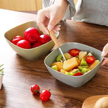 果盤家用沙拉碗零食堅果客廳茶幾創意干果盤洗水果盆家居小瓜子盤