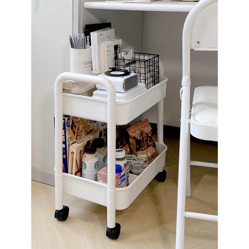 桌下置物架辦公桌小推車桌底書柜可移動帶輪書桌旁書本文件收納柜