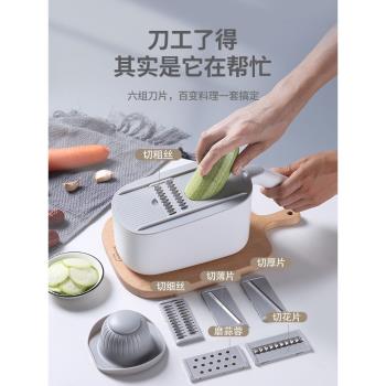廚房切菜神器土豆絲家用多功能用品蘿卜黃瓜削刮擦絲刨絲器切片機