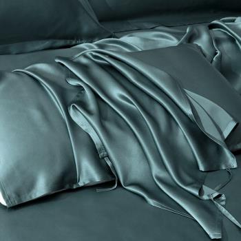 19姆米重磅真絲枕巾100桑蠶絲素縐緞枕頭巾絲綢枕皮透氣舒適絲滑