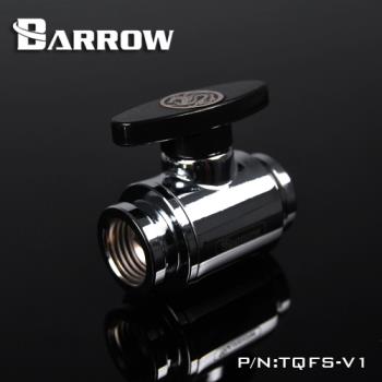 Barrow G1/4 黑 MINI 雙內牙止水球閥 止水閥 TQFS-V1