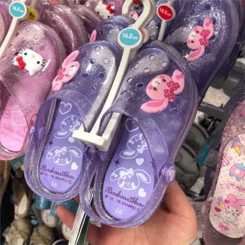 日本兒童卡通發光涼鞋