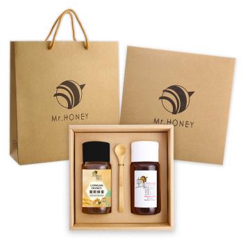 【 mr.honey蜂蜜先生 】雙響禮盒-清邁龍眼蜂蜜700g+陳釀蜂蜜醋500ml(母親節禮盒)